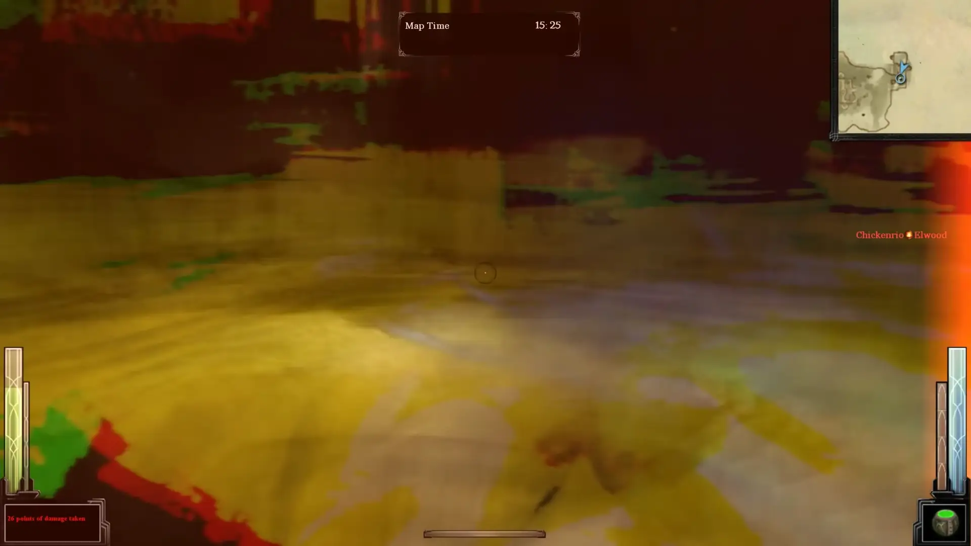 a distorted mess of a viewport