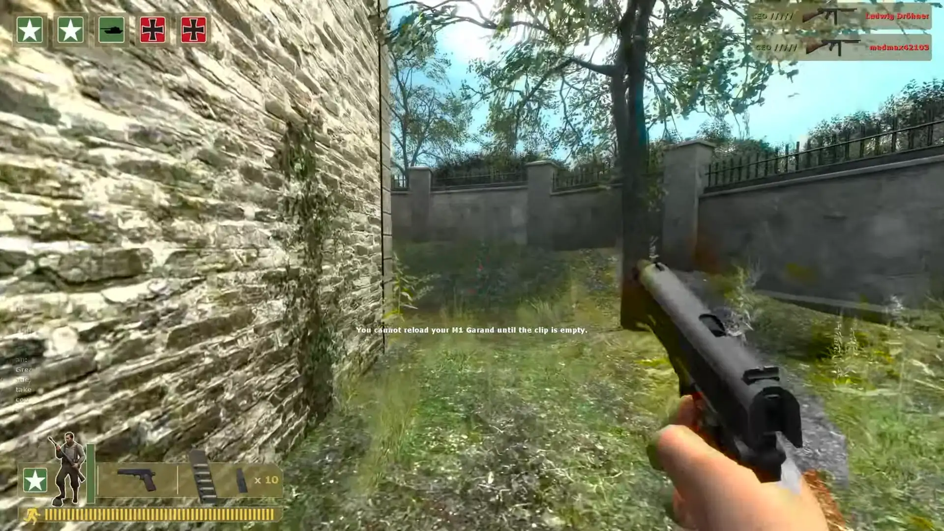 shooting around in the map