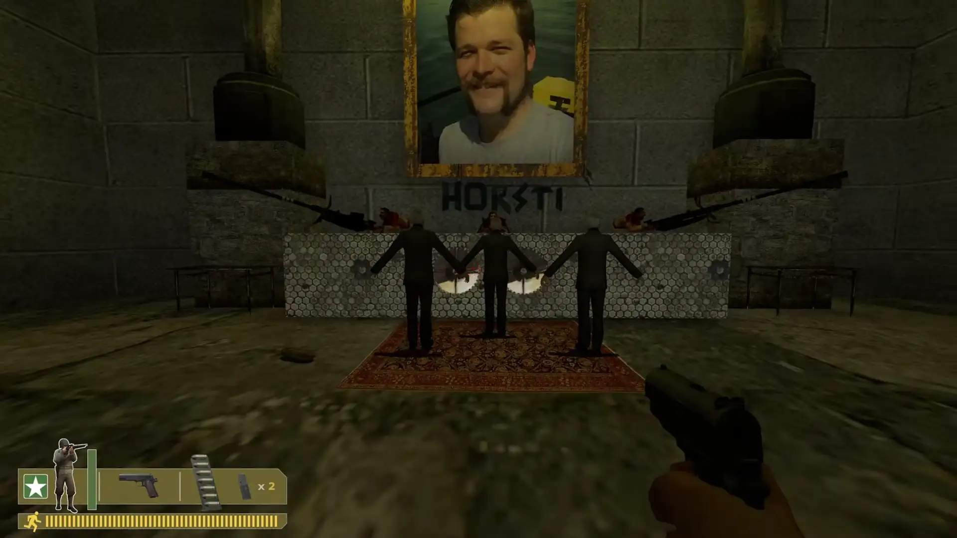 a bizarre worship room for Horsti