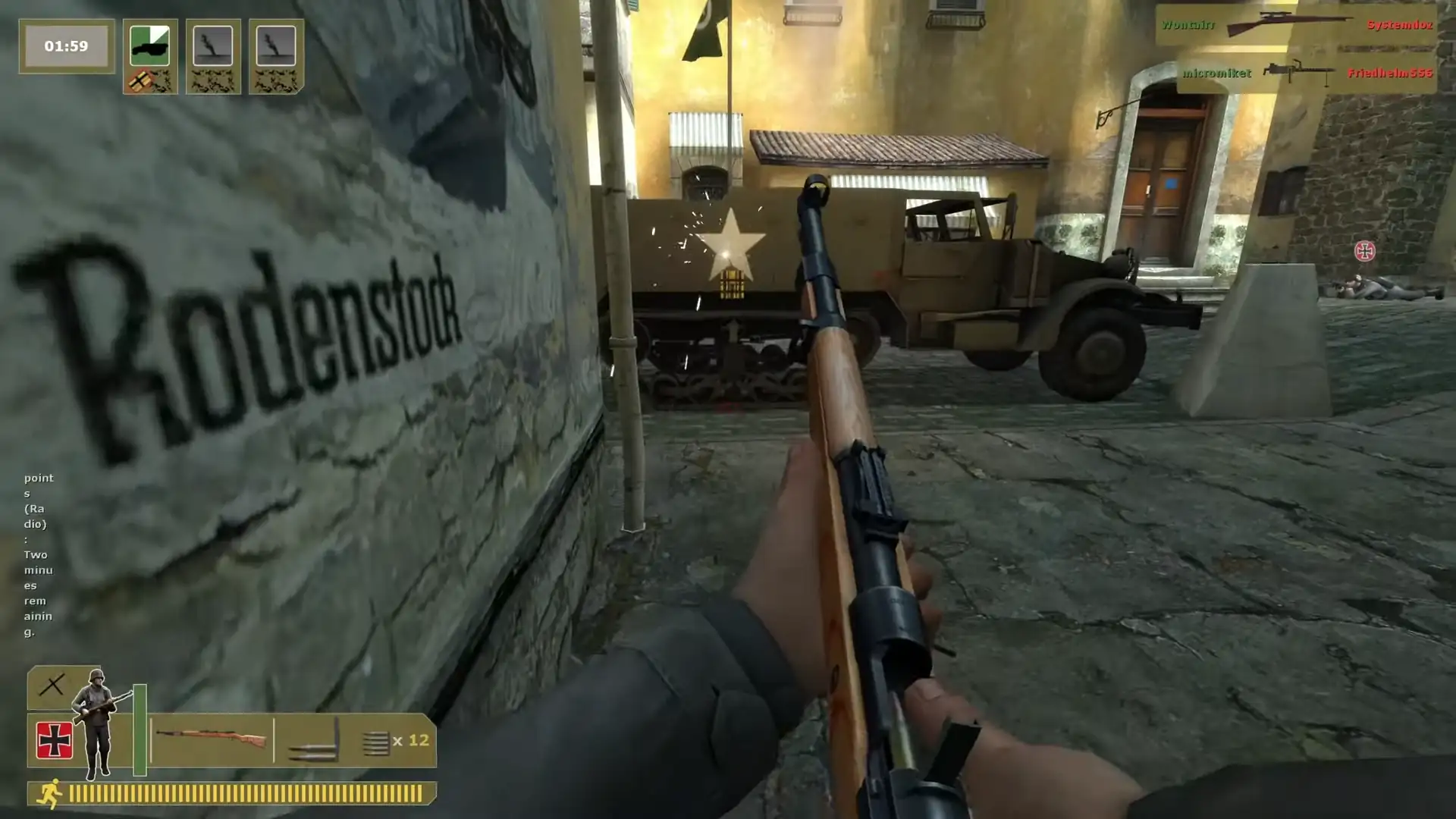 reloading behind cover