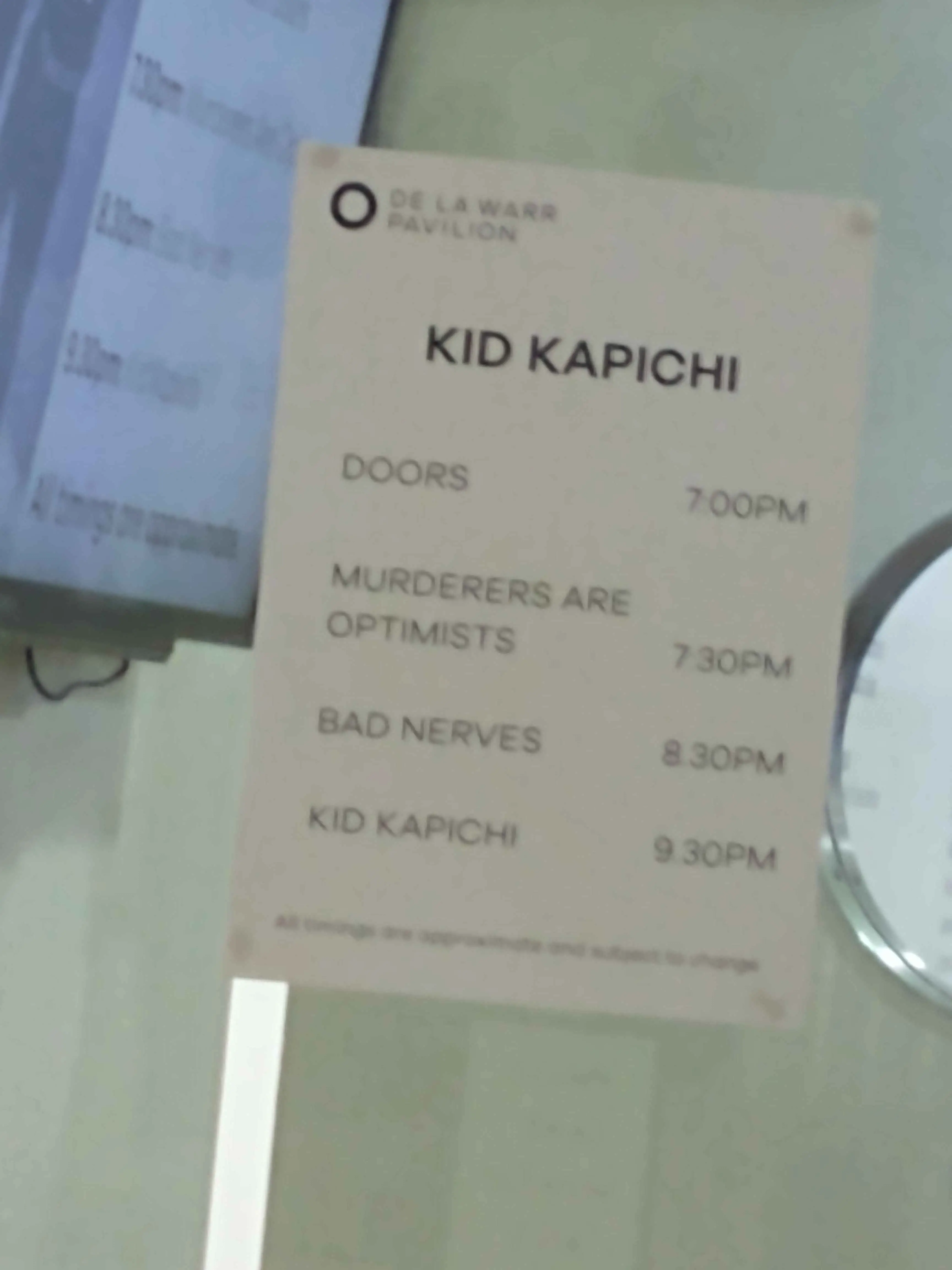 Seeing Kid Kapichi Photogallery.