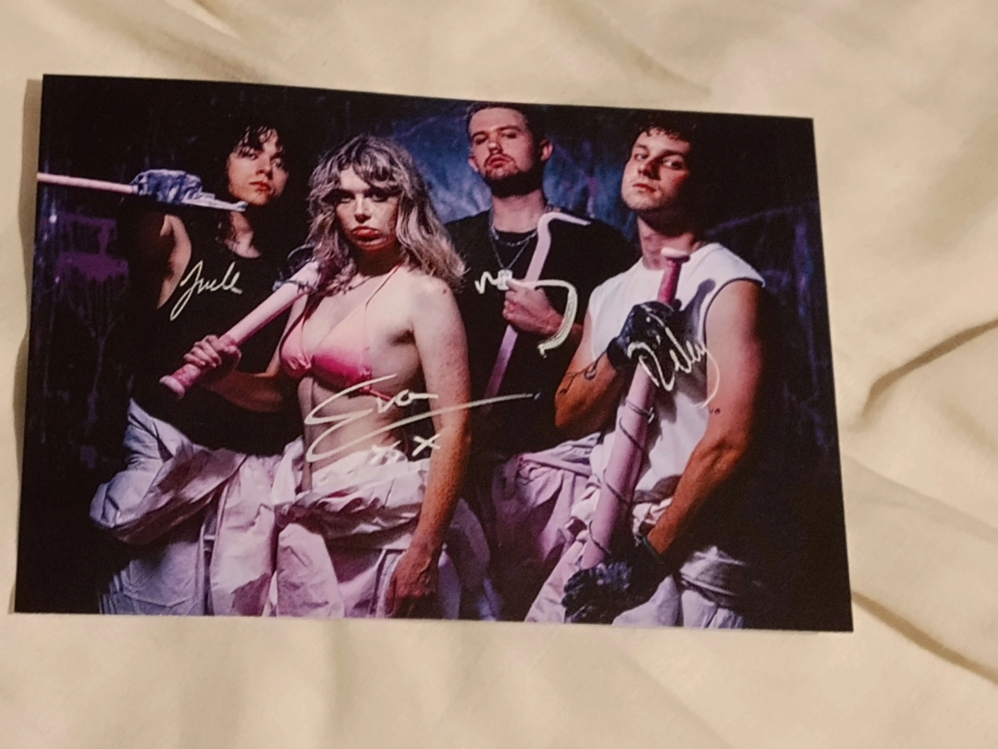 showing off photo prints