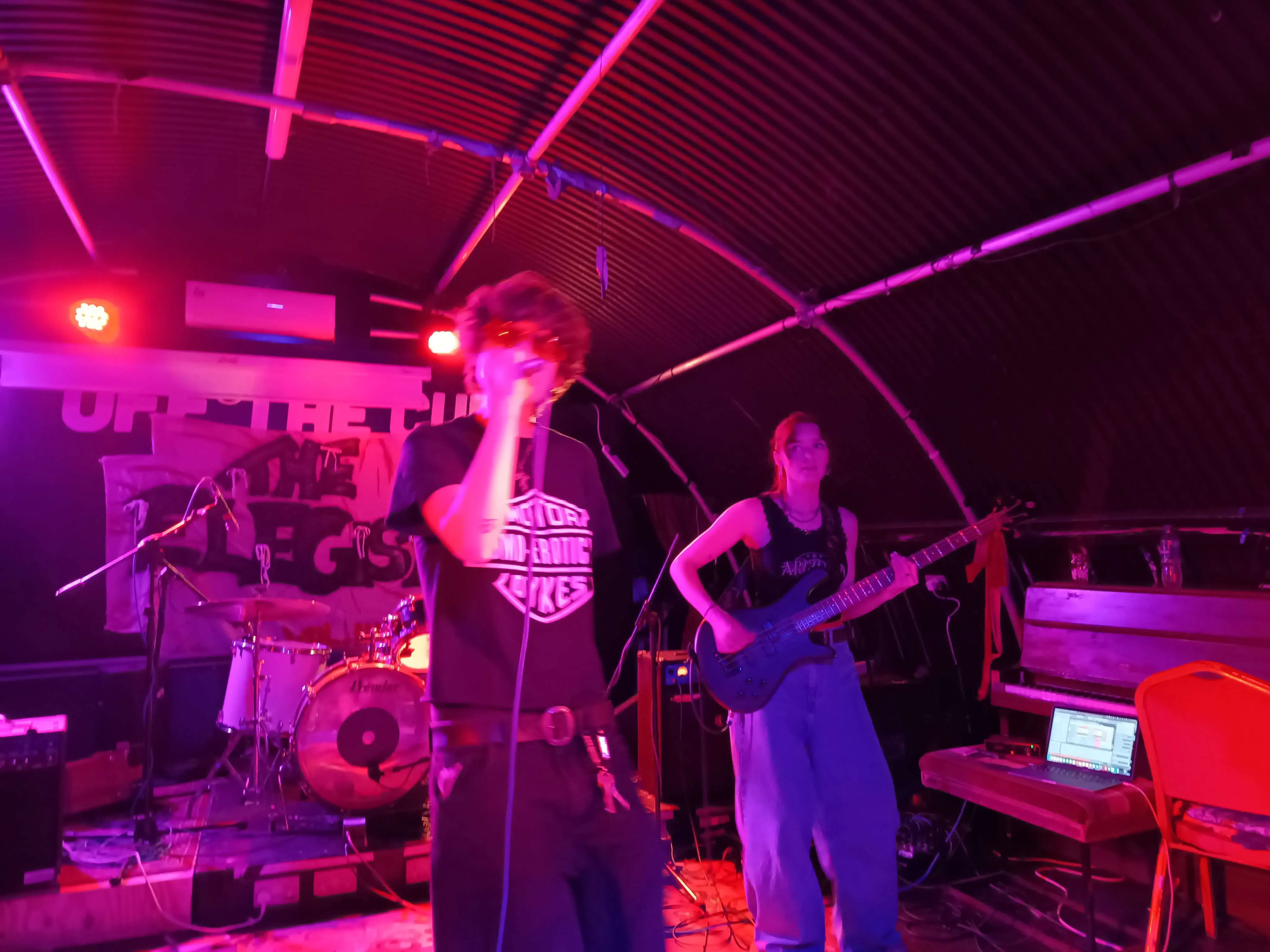 The Eligists Collective performing on stage