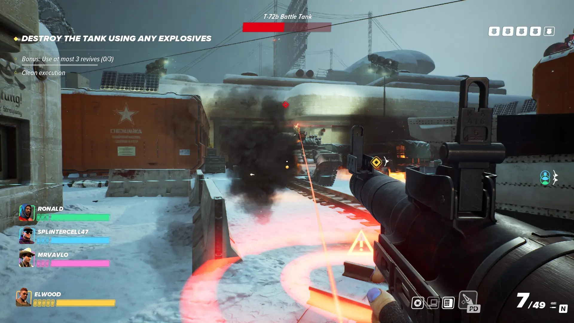 A gallery displaying gameplay of Crime Boss.