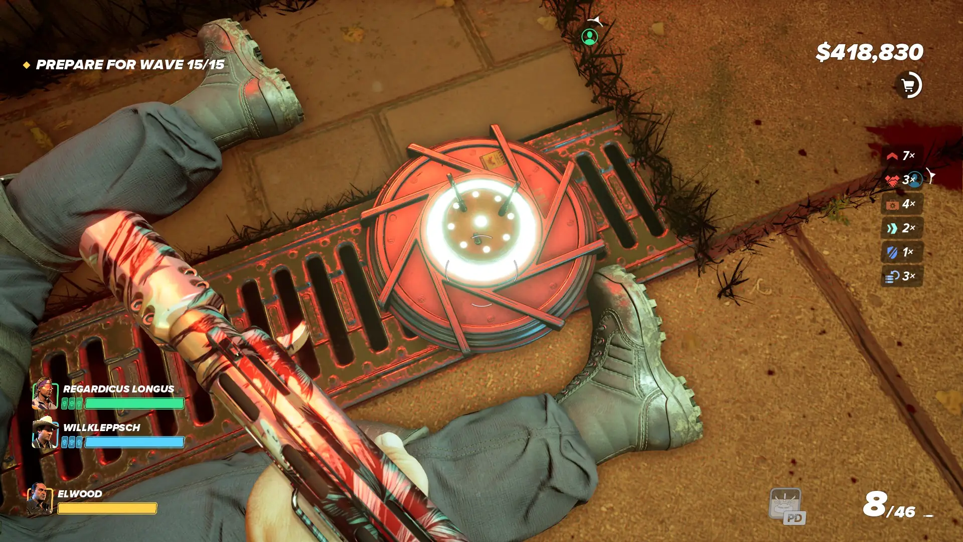 Looking at a disk shaped thingymajig.