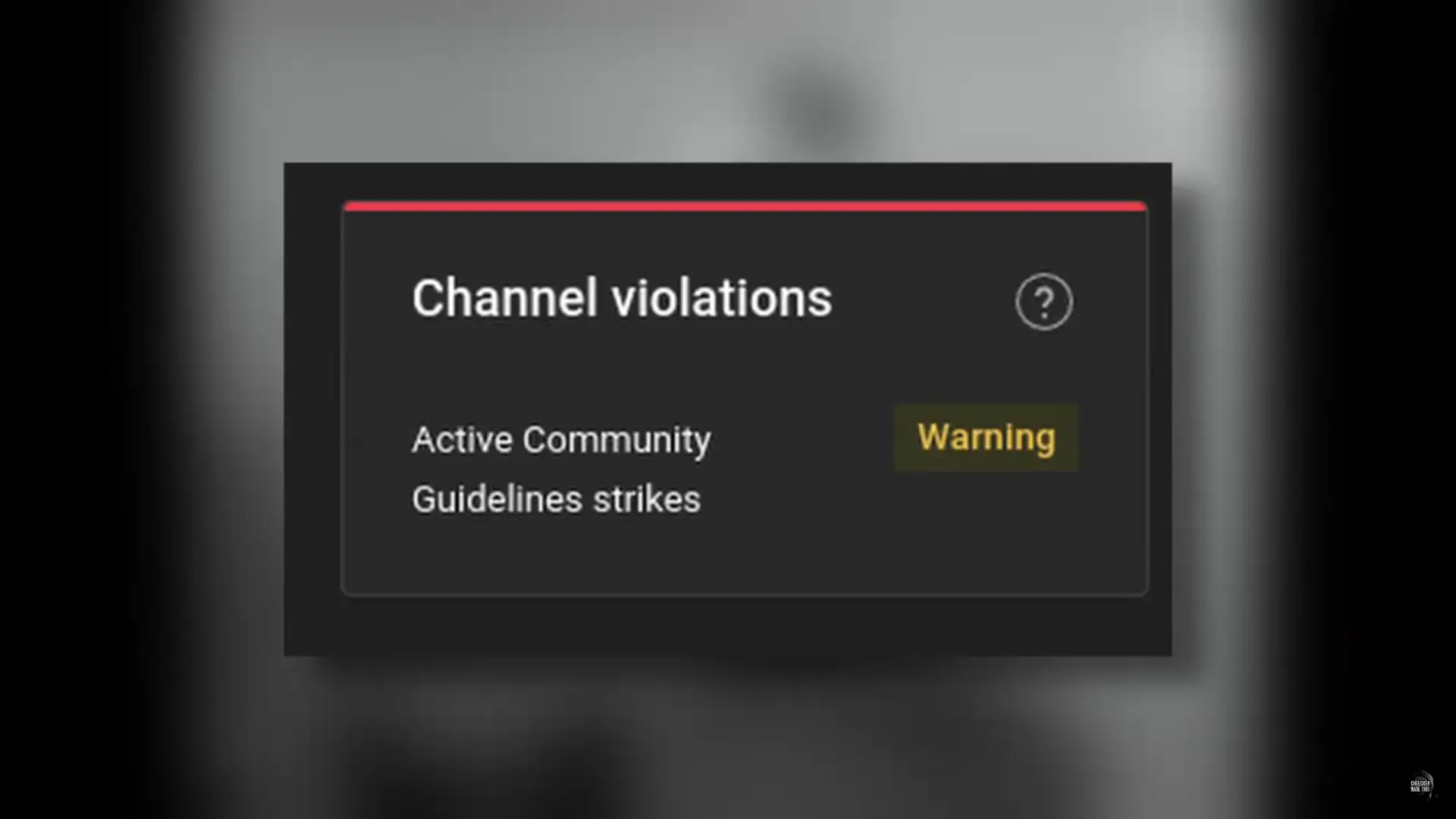 Our own issues with YouTube.