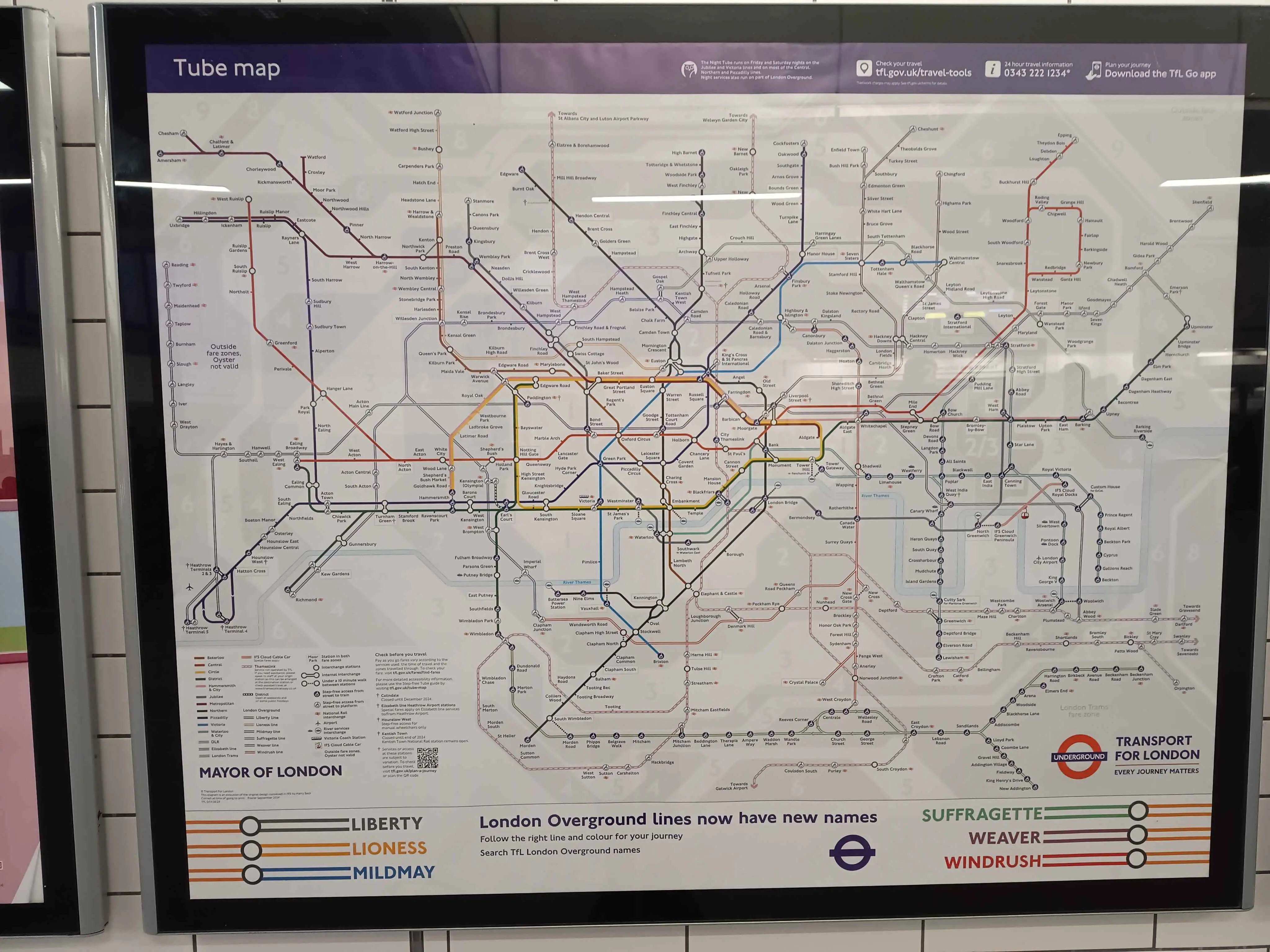 Tube Map.