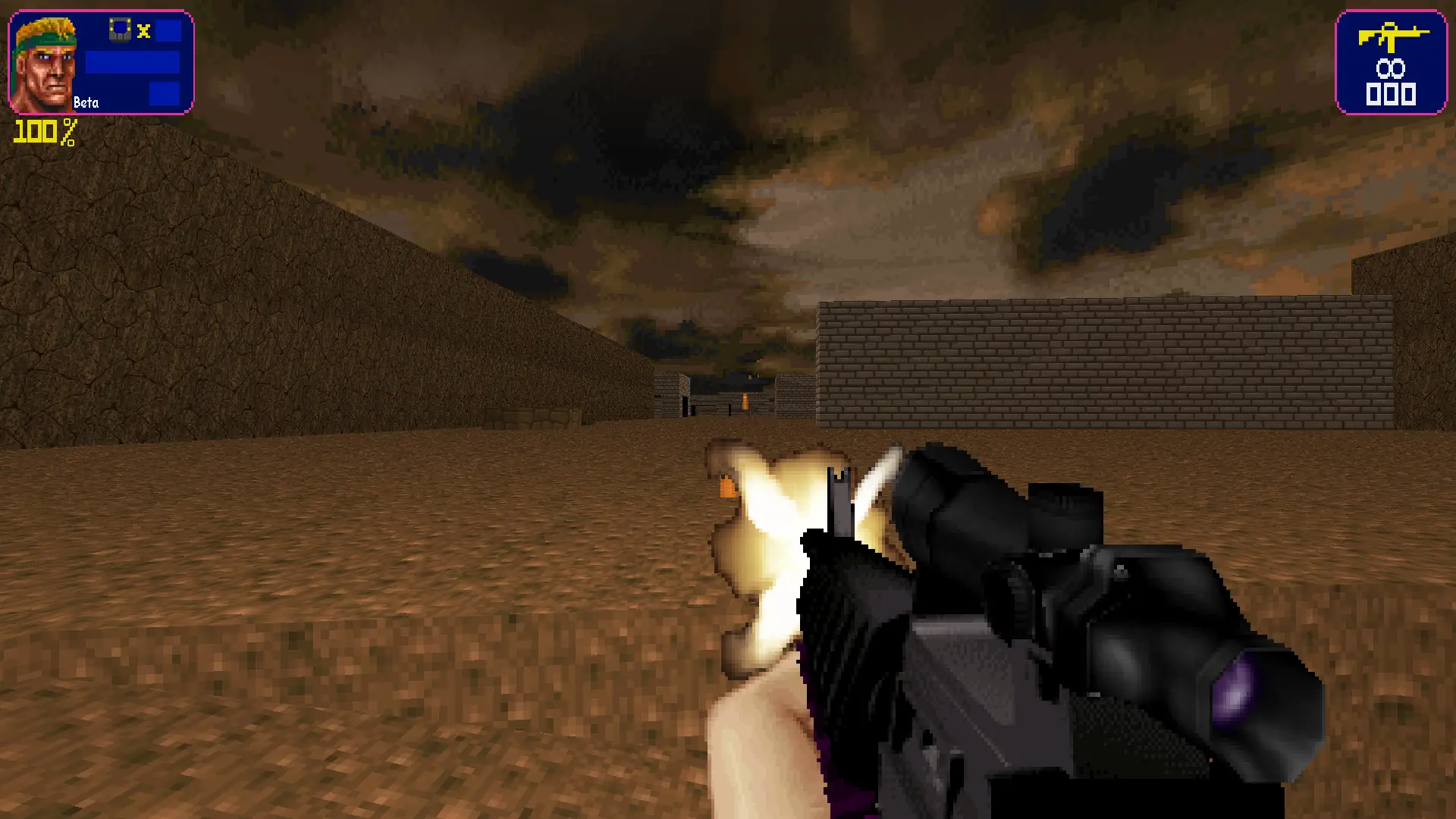 Showcasing a mod based on an arcade game named Total Carnage.