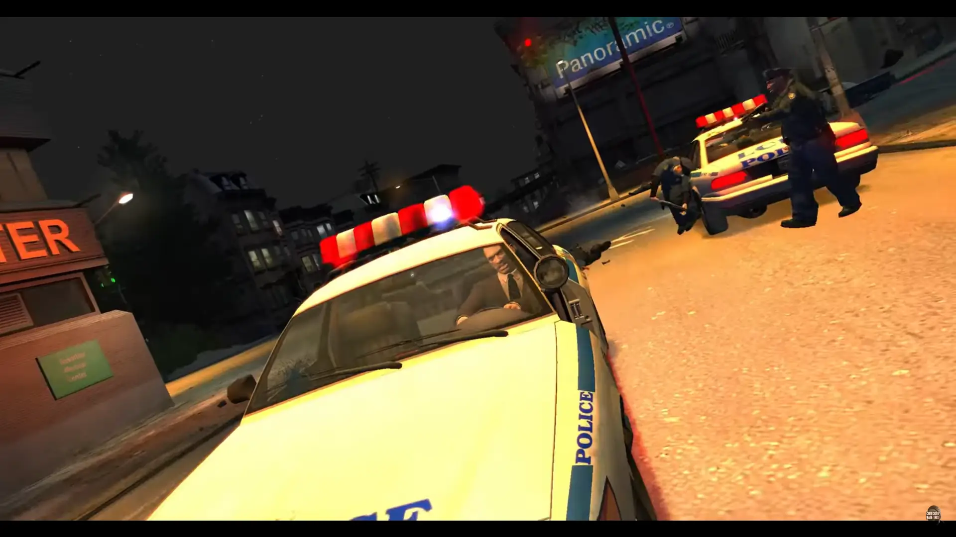 a police chase in GTA 4