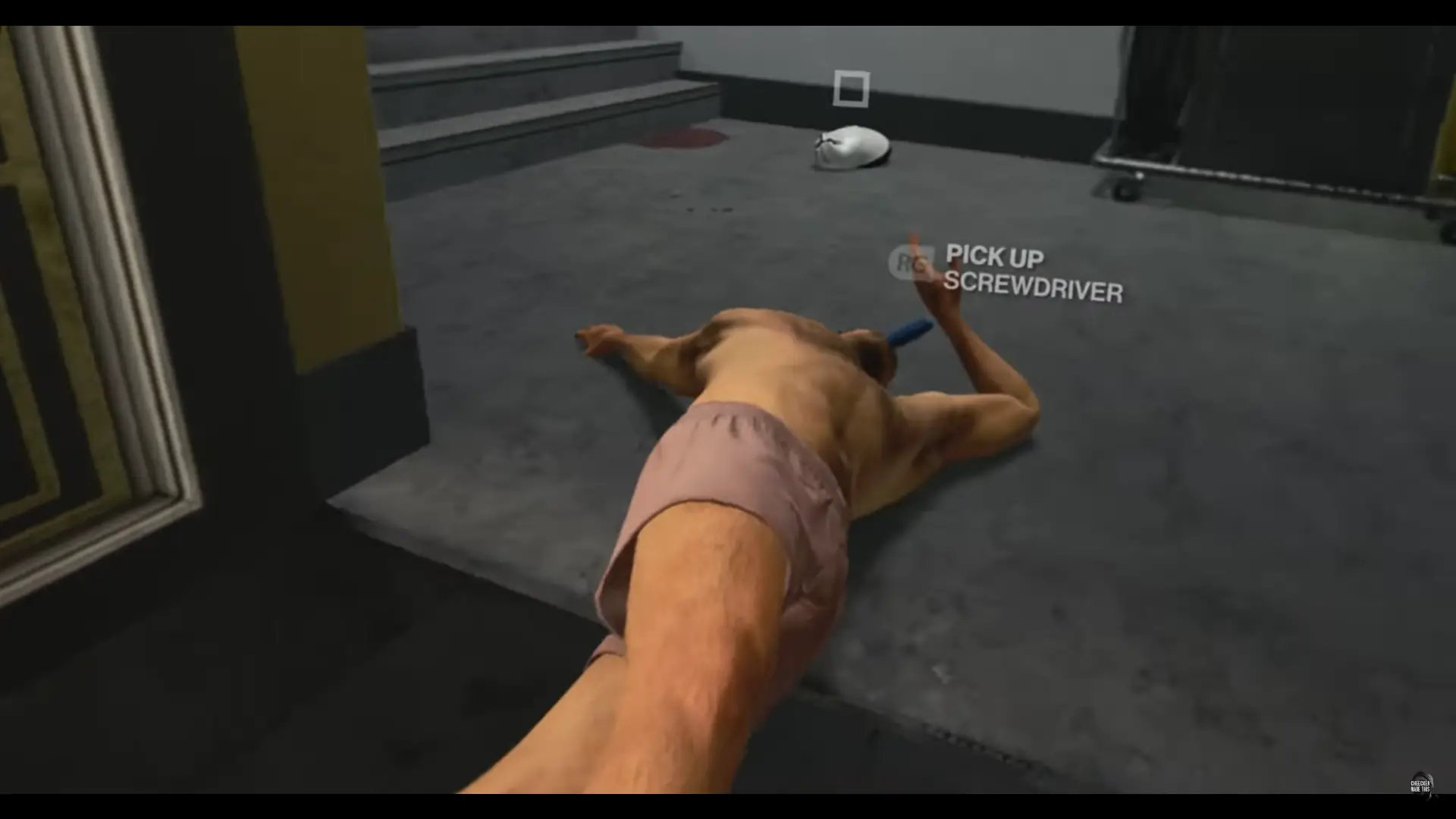 dragging around a corpse in Hitman 3